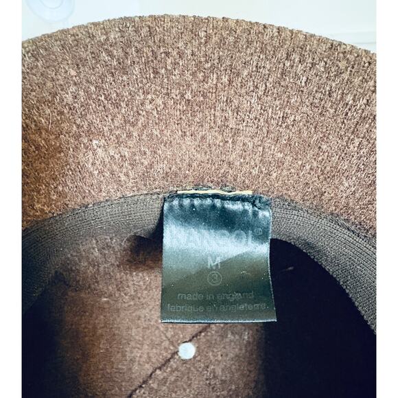 Vintage Kangol Grouser Tweed Mix Bucket Hat - Brown - Size M - Picture 4 of 4